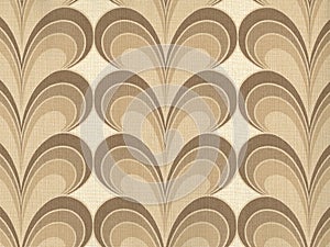 High resolution antique wallpaper with floral pattern