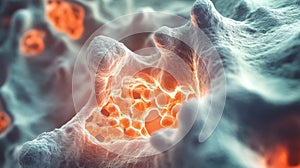 High Resolution Artistic Medical Visualization of Cellular Structures