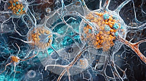 High-Resolution Artistic Visualization of Fibroblast Cells and Structures