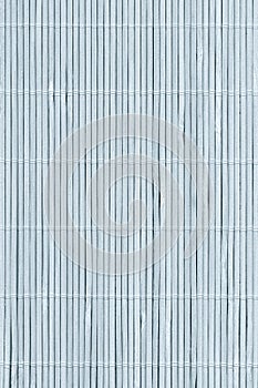 High Resolution Bleached Pale Blue Bamboo Rustic Place Mat Slatted Interlaced Coarse Grain Texture Detail
