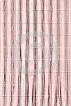 High Resolution Bleached Pale Pink Bamboo Rustic Place Mat Slatted Interlaced Coarse Grain Texture Detail