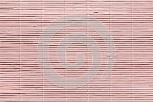 High Resolution Bleached Pale Pink Bamboo Rustic Place Mat Slatted Interlaced Coarse Grain Texture Detail