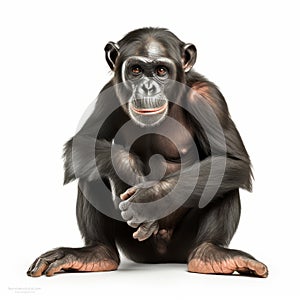 High Resolution Bonobo Photo With Ultra Photorealistic Detail And Soft Lighting