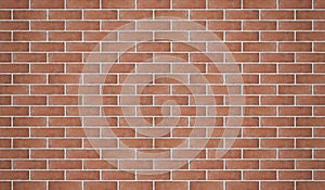 high resolution brick wall made of old red brick