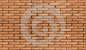 high resolution brick wall made of old red brick