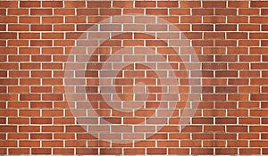 high resolution brick wall made of old red brick