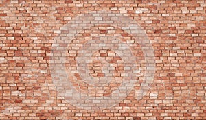 high resolution brick wall made of old red brick