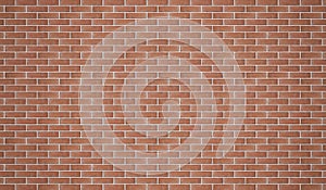 high resolution brick wall made of old red brick