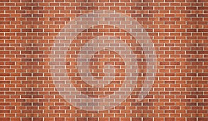 high resolution brick wall made of old red brick