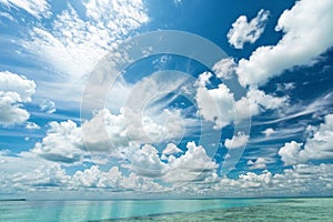 High-Resolution Bright Sky Panorama