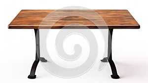 High Resolution Brown Table With Digital Gradient Blends