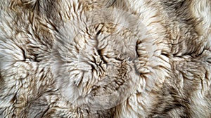 High Resolution Close Up of Luxurious Brown Faux Fur Texture for Background or Design Elements