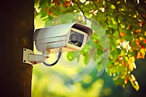 High-Resolution Close-Up Surveillance Camera Ensure Park Security and Promote Public Safety