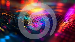 High Resolution CMOS Photodetector Array in Colorful Waves of Light