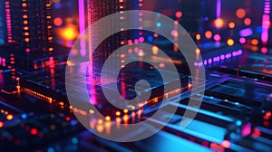 High Resolution CMOS Photodetector Array with Vibrant Lights