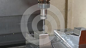High resolution the CNC milling machine cutting press die by solid ball end mill tool