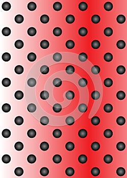 Red metal stainless steel aluminum perforated pattern texture mesh background