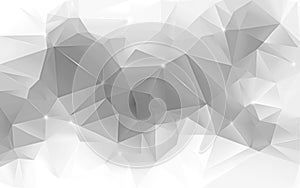 Abstract gray low poly background