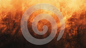 Fiery Abstract Texture: Grunge Orange And Black Background