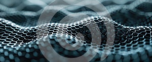 High-resolution image of nanocomposite materials, emphasizing their strength and lightweight characteristics for photo