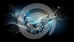 Sleek Technological Motif Abstract Background photo