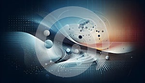 Sleek Technological Motif Abstract Background photo