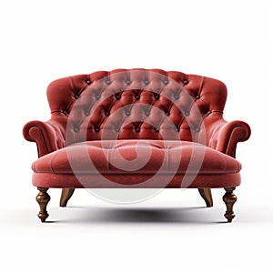 High Resolution Loveseat Isolated On White Background High Quality
