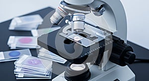 High-Resolution Microscope for Scientific Research and Laboratory Analysis