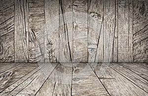 High Resolution Old Cracked Knotted Pinewood Planking Backdrop Grunge Scenery