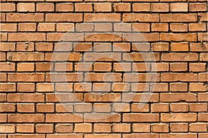 Old orange brick wall