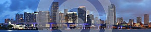 High Resolution Panorama, Downtown Miami Florida photo