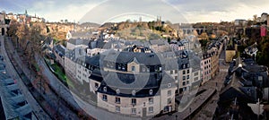 High-Resolution Panorama of the Old City of Luxembourg