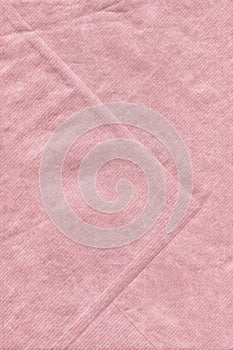 High Resolution Pink Striped Recycled Kraft Paper Envelope Grunge Crumpled Surface Texture Detail