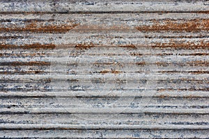 High resolution Rusty corrugated iron texture background
