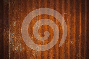 High resolution Rusty corrugated iron texture background