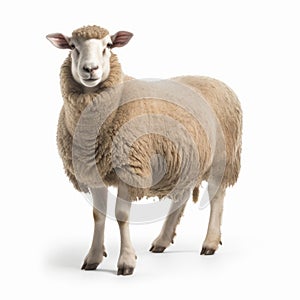 High-resolution Sheep Photo With Ultra-realistic Detail