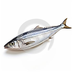 High-resolution Stock Photo Of Uncooked Albacore On White Background