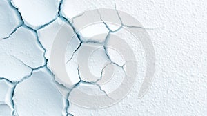 Cracked compacted snow texture photo