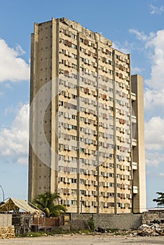 High-rise apartment building Vedado Havana