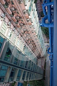 High-rise apartment buildings Hong Kong