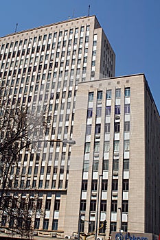 High rise buildings in downtown, Johannesburg, South Africa