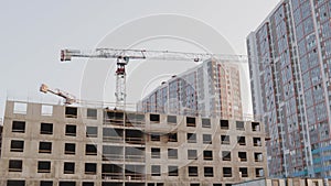 High-rise builders build site overlapping collective building industry