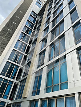 High rise building with glass and ACP facade