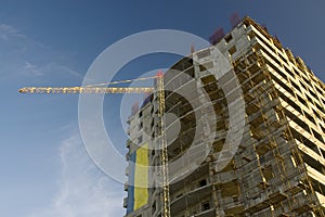 High rise building site