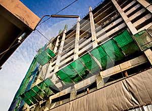 High-rise building under construction