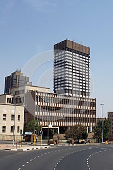 High rise buildings in downtown Johannesburg