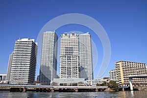 High-rise condominium in Yokohama Portside area, Japan