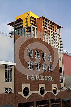 City Condos and downtown parking garage