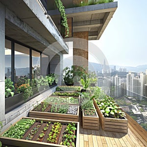 High-Rise Edible Garden Terrace