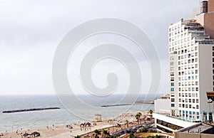 high rise hotel Mediterranean sea Tel Aviv